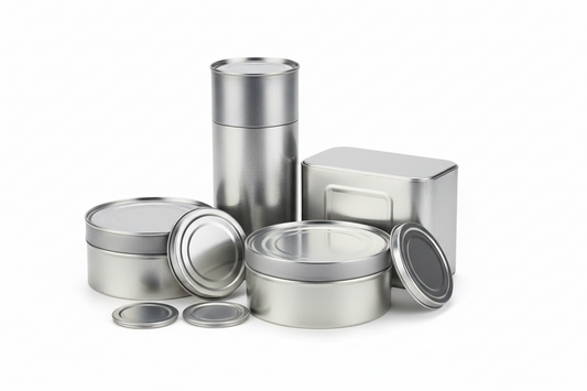 What are the different types of tin cans?
