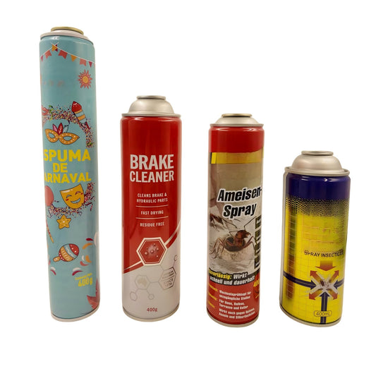 400ml Aerosol Can Tinplate Packaging OEM ODM Manufacturer