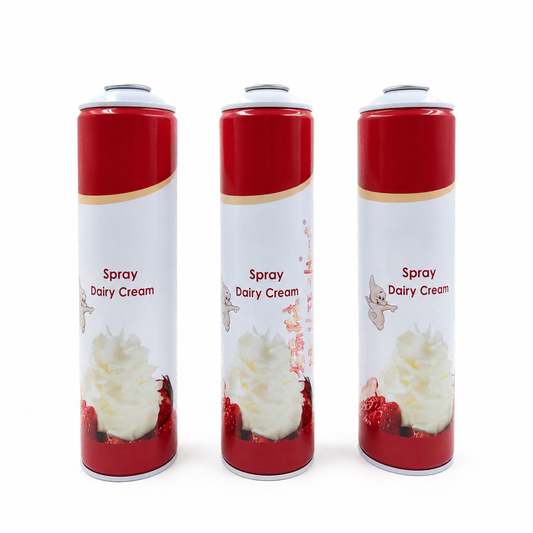 Custom Empty Aerosol Cans for Whipped Cream