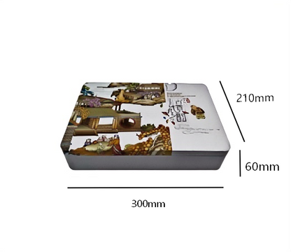 Customizable rectangular tin cans