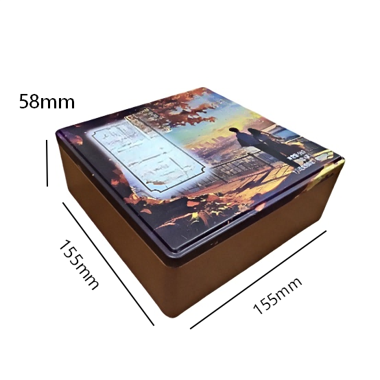 Rectangular Metal Tin can