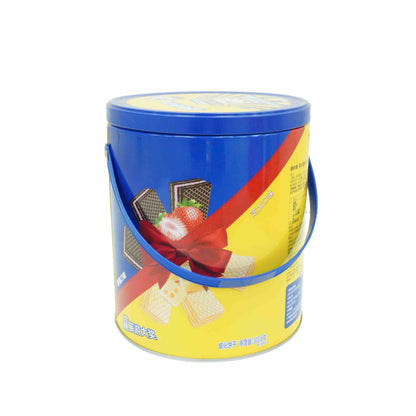 biscuit Cylindrical Tin Box