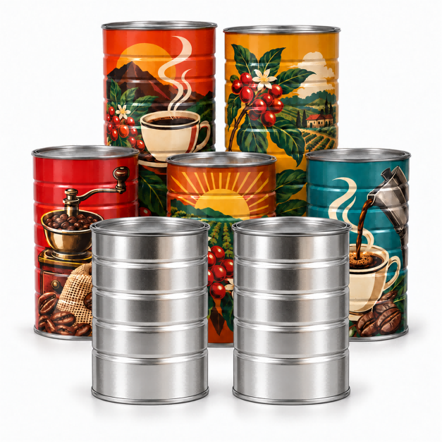 custom coffee tins packaging roasters