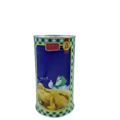 food cans packaging chicken broth powder