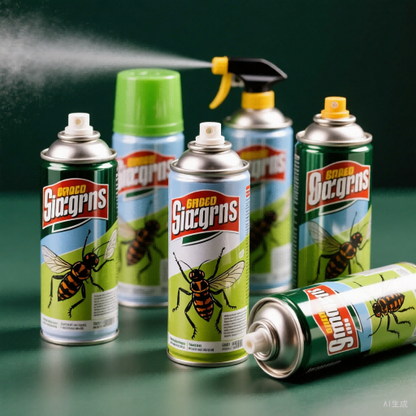 pesticides aerosol cans
