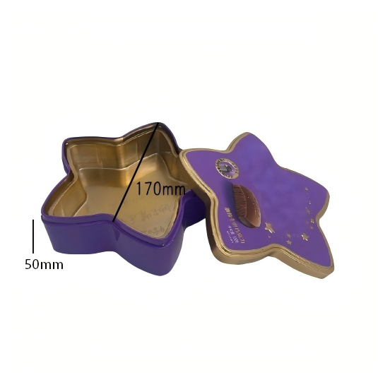 star shape tin box manufacturer